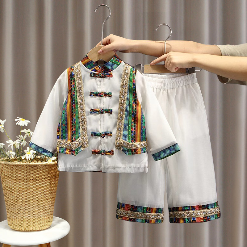 新疆异域汉服民族服饰男童演出服沙漠儿童异或风情异域公主女童,童装/婴儿装/亲子装,儿童演出服,淘宝优惠券,粉丝福利购,淘宝优惠卷