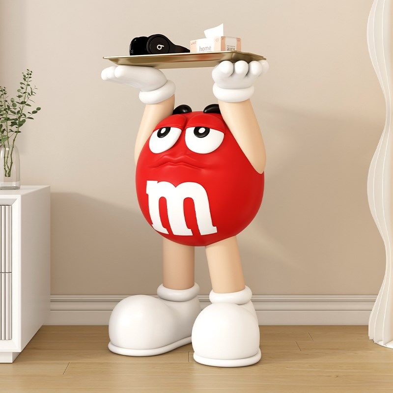 mm豆人艺术轻奢客厅大型电视柜沙发边床头置物架落地软装饰品摆件,家居饰品,落地摆件,淘宝优惠券,粉丝福利购,淘宝优惠卷