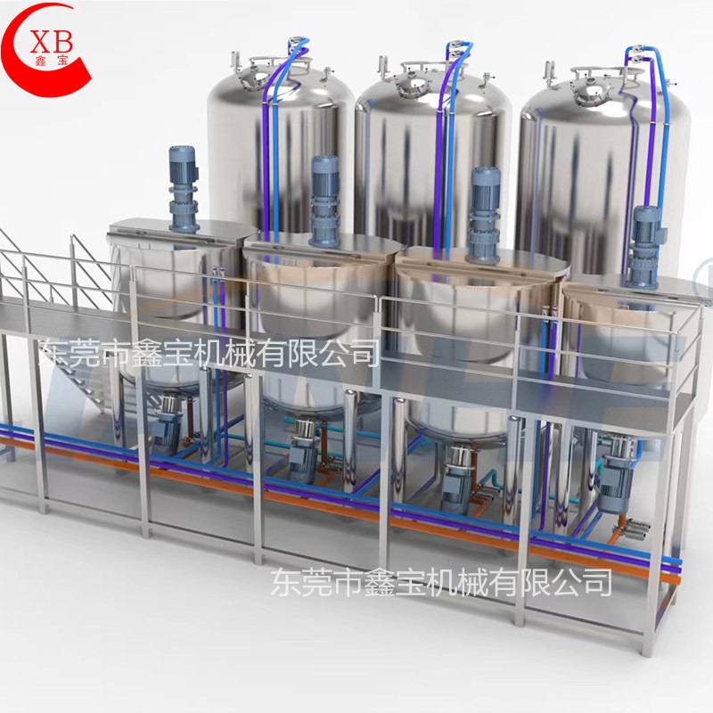 出口不锈钢日化洗液均质乳化机 镜面不锈钢搅拌桶 立式单层储液罐