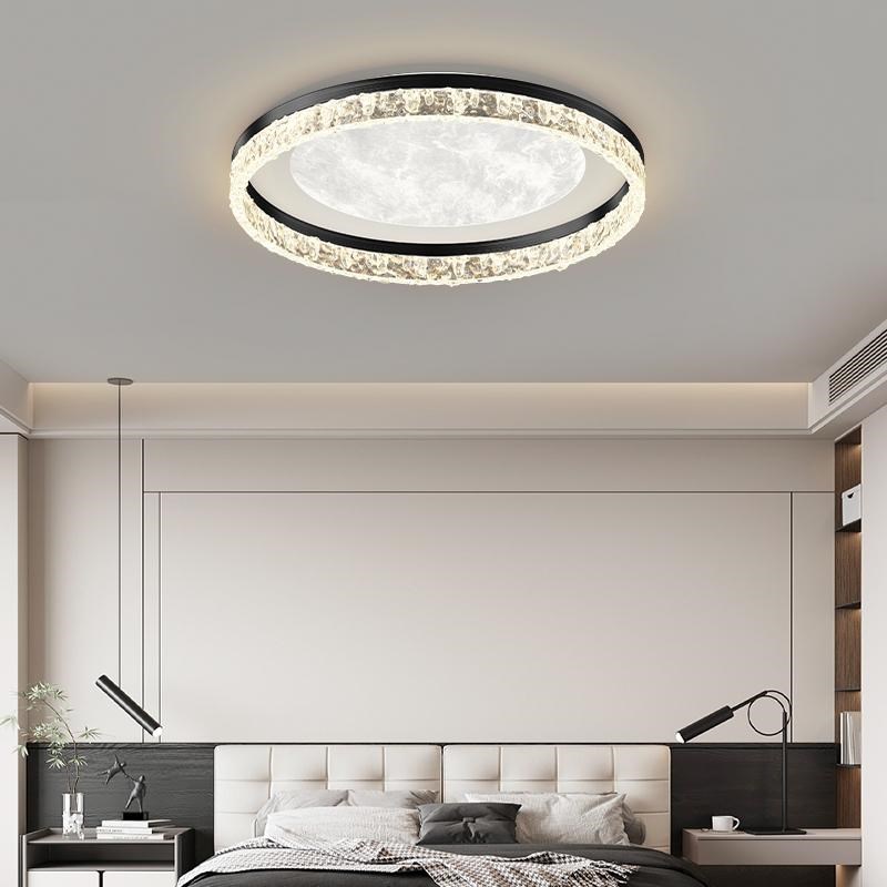 卧室主灯意式轻奢云雾高端现代简约大气家用全光R谱书房餐厅吸顶