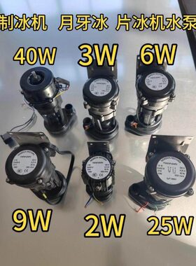 盘6专用W片循环星极百誉久景 水泵2W抽水泵 电机冰冰月牙制冰机