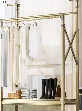 晒被子ES升降I室内家用阳台ON折叠晾衣架落地S室外O意大利