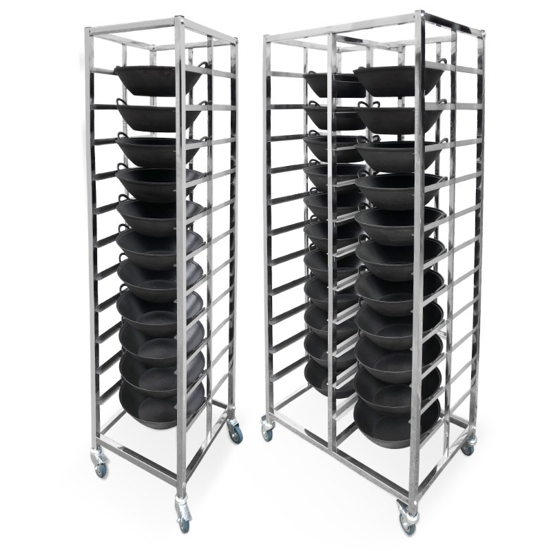 定制不锈钢火锅锅架子商用锅具多层E置物架鸳鸯汤锅火锅店厨房专