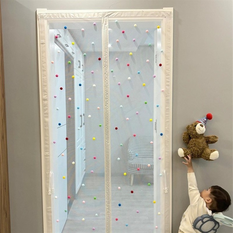 夏季防蚊门帘磁性沙窗n隔断入户门卧室房间家用透风不透人2025新