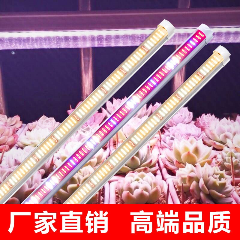多肉补光灯家用上k色灯管式绿植育苗生长灯仿太阳全光谱植物补光
