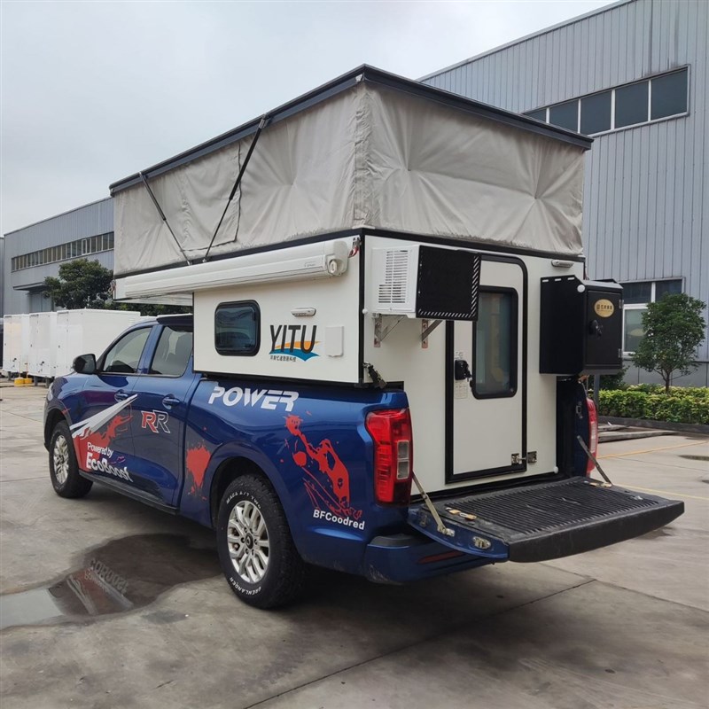 皮卡背驮房箱越野房车不限高长C城炮后备箱加装可拆卸式露营