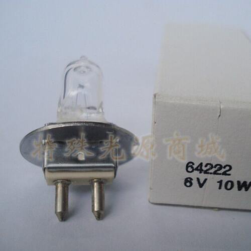 OSRAM 64222 6V10W Zeiss蔡司裂隙灯灯泡 粗脚带铁片 德国产 进口
