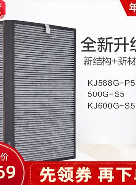 JG6SGK-558G-滤芯侠20滤网J0/K双面8K/50适配亚都空气净化器JP5
