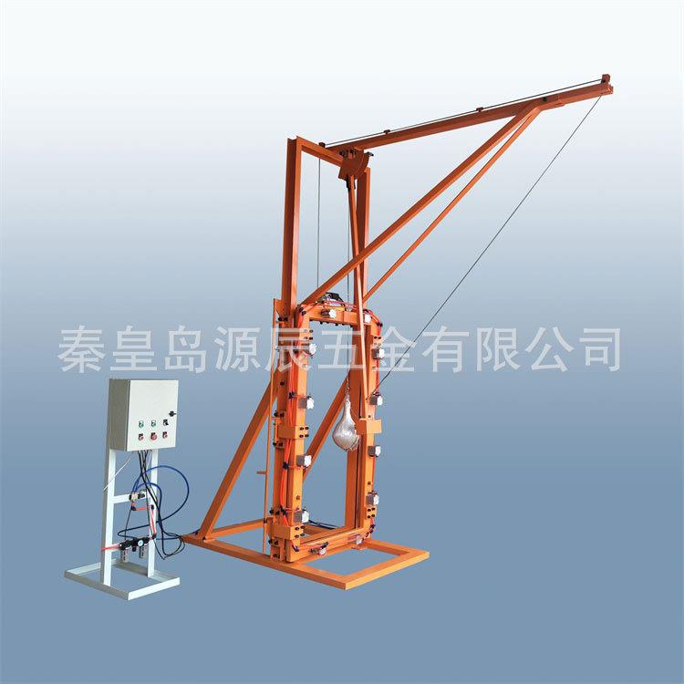 钢化玻璃力学检测仪器霰弹袋冲击测试机电动抬高/手动夹紧