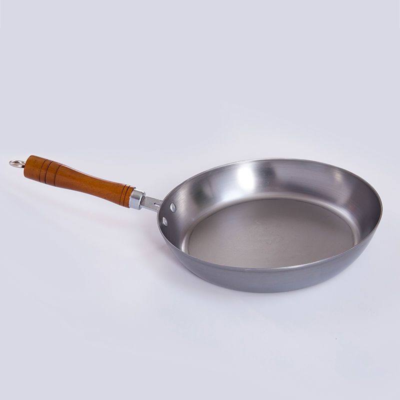 小不粘锅煎蛋迷你平底锅无油烟熟铁锅烙饼电磁炉炒锅燃气炉通用