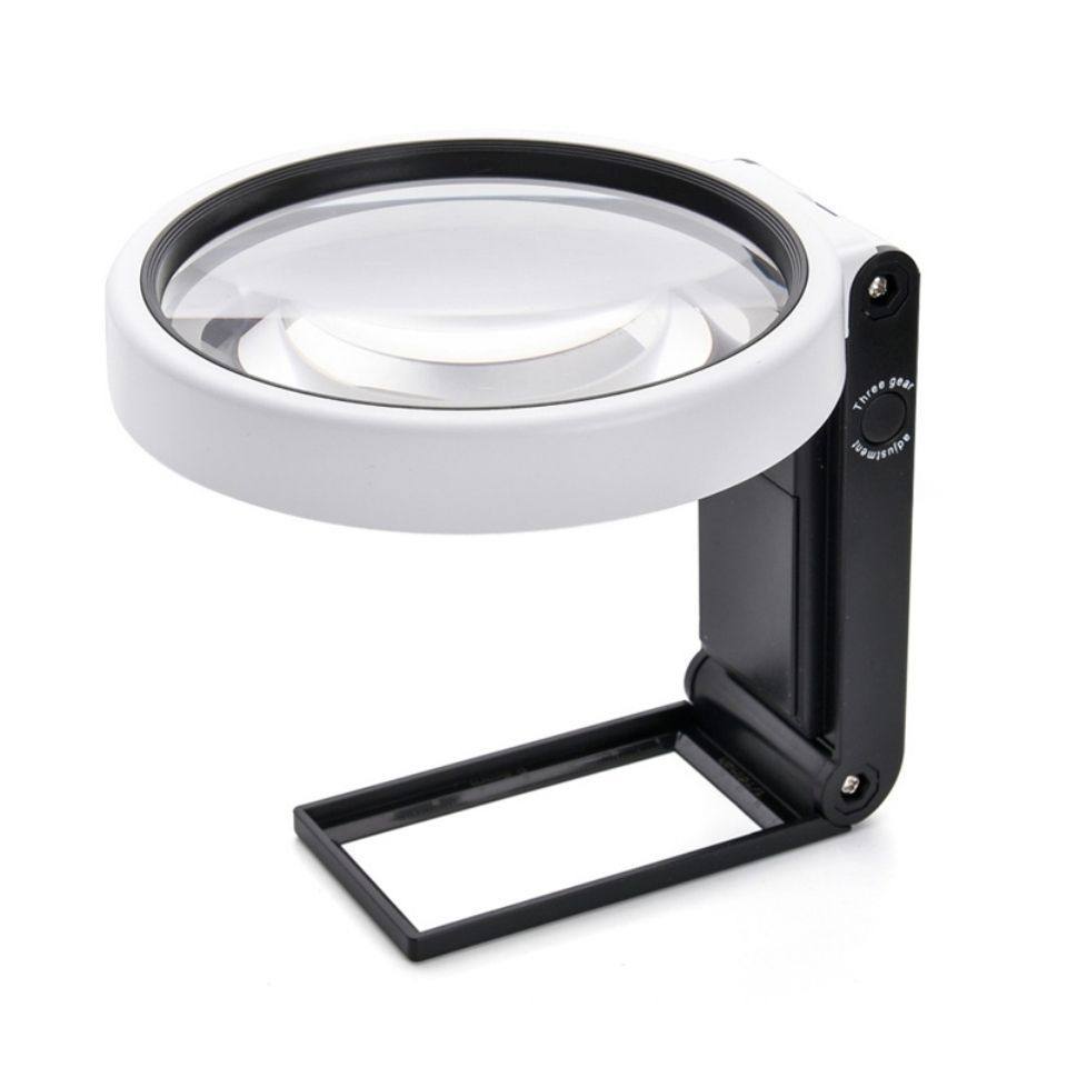 USB插电手持台式30倍40放大镜老人看书带灯验钞高清焊接贴片维修