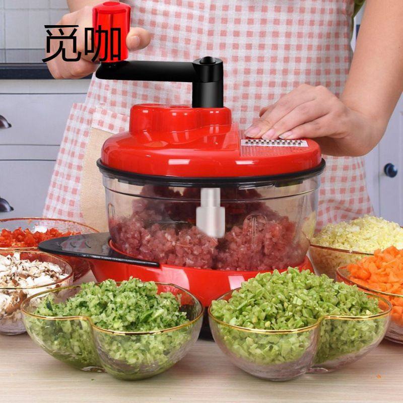 手动绞肉机家用手摇搅拌器饺子馅碎菜绞肉切菜厨房用品料理机