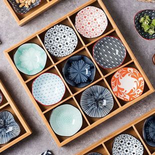 九宫格小碟子网红商用小味碟家用陶瓷调料小吃碗围炉煮茶日式餐具