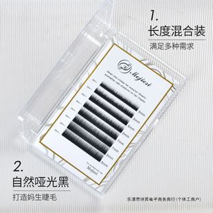 0.25单根下睫毛嫁接睫毛美睫店自然超软风吹动空气扁毛假之满其他