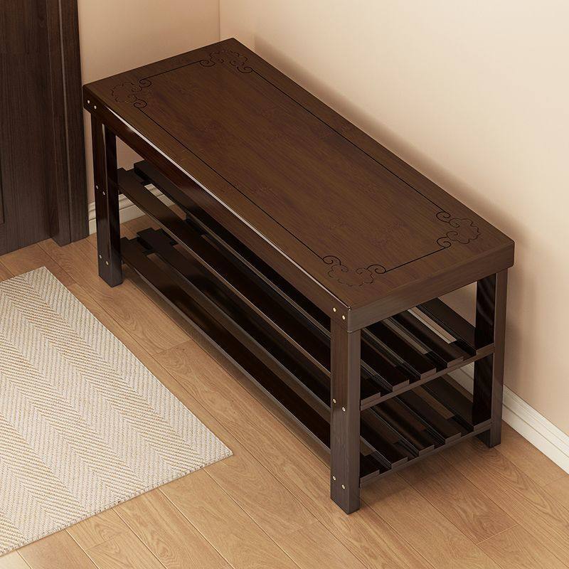 换鞋凳门口家用可坐式穿鞋进门凳入户鞋柜坐凳一体楠竹鞋架长凳子,收纳整理,鞋子收纳架,淘宝优惠券,粉丝福利购,淘宝优惠卷