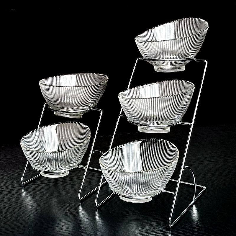 火锅自助餐调料架小料台架子商用小菜展示盒咸菜碗酒店容器器皿盘