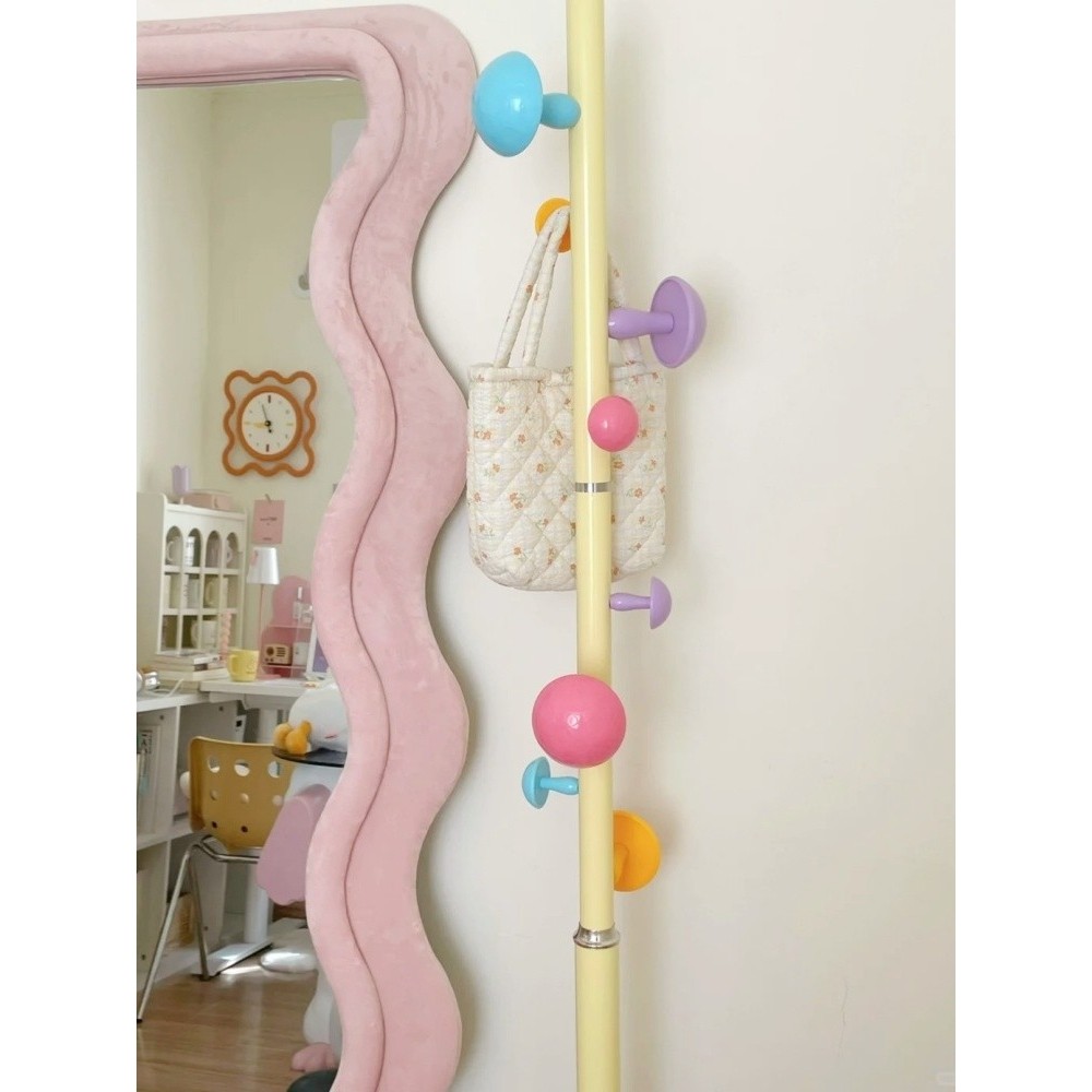 儿童衣架红蘑菇落地式卧室门后挂衣架衣帽架小空间挂包支架女生,收纳整理,衣帽架,淘宝优惠券,粉丝福利购,淘宝优惠卷