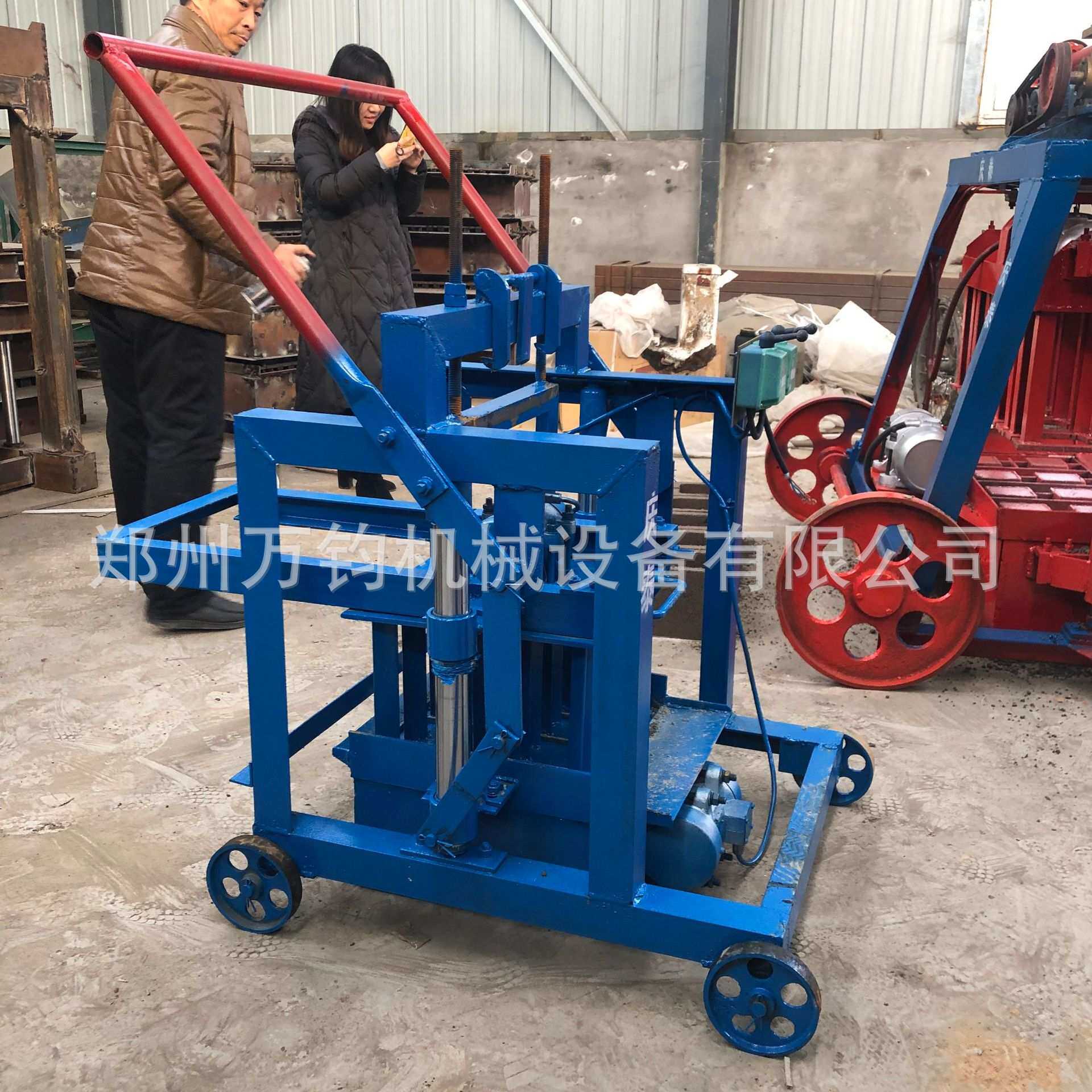 小型农用家用制砖机免烧砌块成型机空心水泥砖混凝土植草砖压砖机