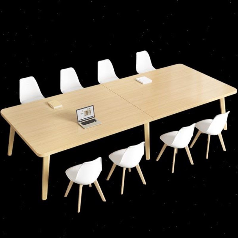 会议桌长桌简约现代小型洽谈桌工作台简易办公室桌椅组合长条桌子