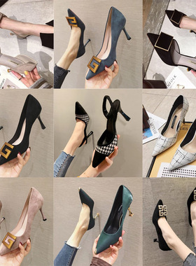 全屋定制样板房衣帽间摆件鞋柜软装饰品女士鞋高跟鞋展厅拍照道具