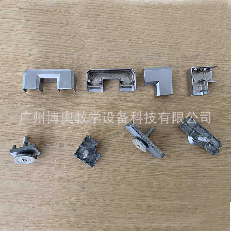 铝合金型材 单人位电动升降屏风电脑桌专用铝合金套装配件
