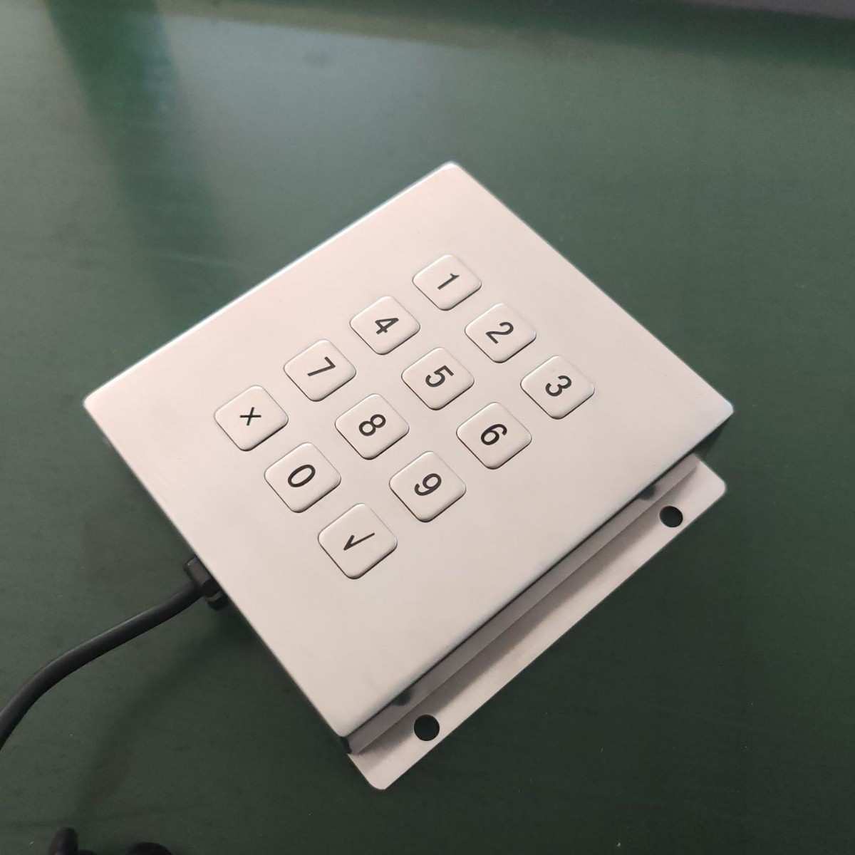 工业金属键盘门禁键盘矿用键盘12键按键防水防电防尘高端盒子键盘