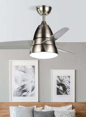 EGLO现代LED风扇灯 卧室黑色白色风扇灯36寸简约儿童房吊扇灯