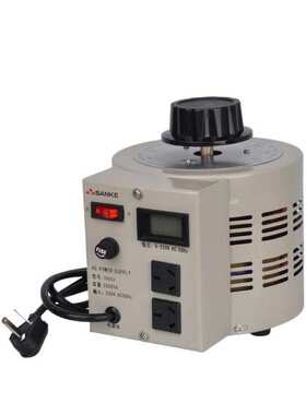 三科交流单相220v全铜线圈变压调压器TDGC2-2kva可调节0-250V lcd