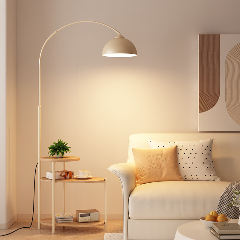 客厅落地灯沙发边几现代简约侧边柜客厅茶几卧室置物架一体台灯,家装灯饰光源,置物功能落地灯,淘宝优惠券,粉丝福利购,淘宝优惠卷