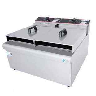 爆品903单炸904双缸电炸锅12升电炸炉商用油炸锅炸薯条鸡腿汉堡店