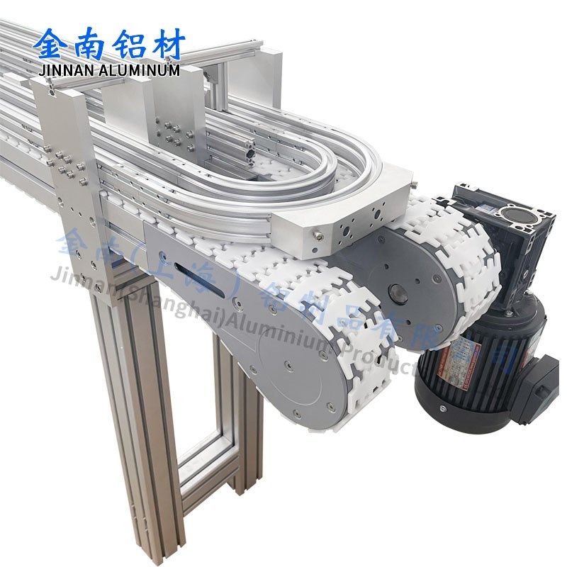 柔性链板输送机食品塑料链板不锈钢平板链输送机环形流水线输送带,搬运/仓储/物流设备,输送机,淘宝优惠券,粉丝福利购,淘宝优惠卷