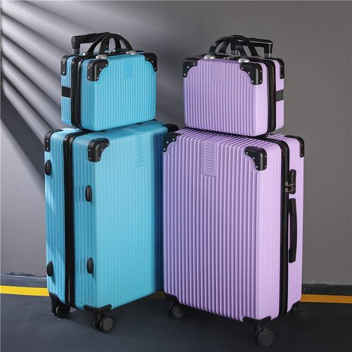 网红行李箱潮女学生拉杆箱万向轮28寸子母箱旅行箱女小型轻便