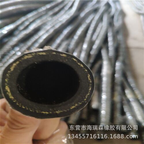 1.2寸橡胶钢丝管吸排水输送物料用橡胶钢丝管 优质耐磨DN32mm