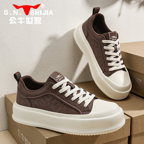 公牛世家男鞋官方旗舰店正品国潮