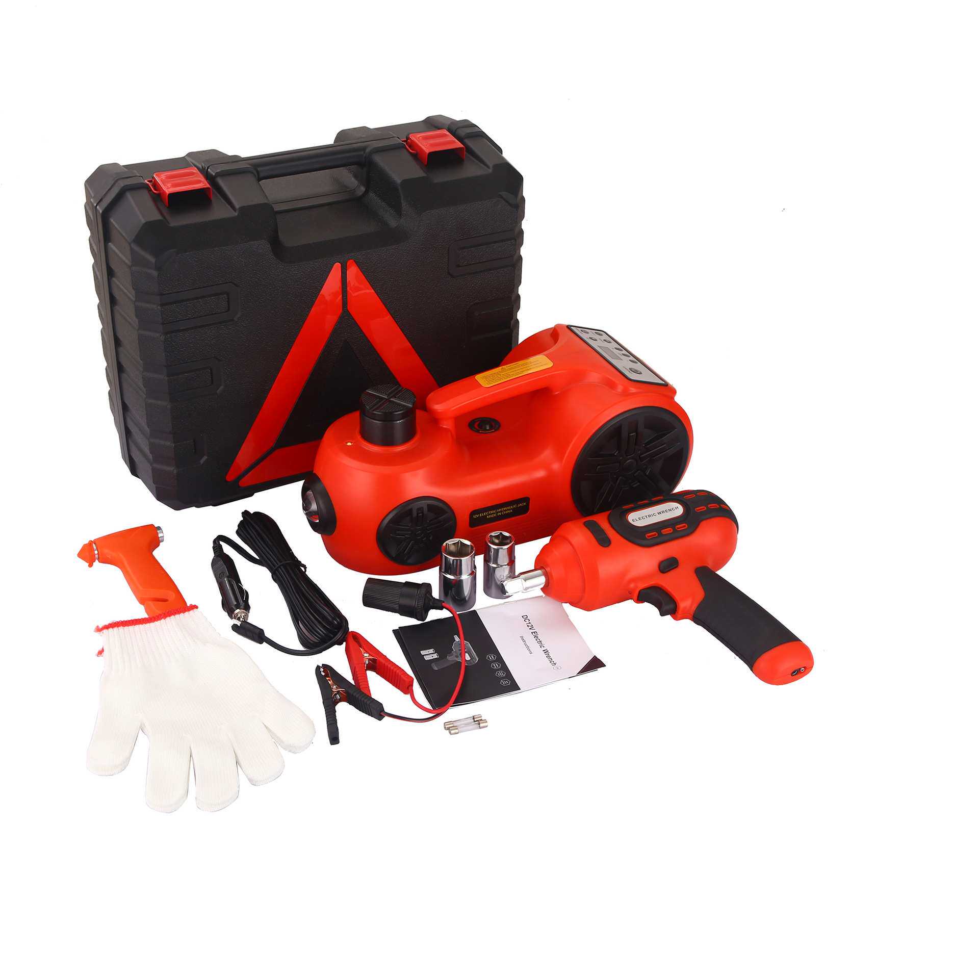 跨境电动千斤顶户外便携车辆应急工具锂控车载起重设备