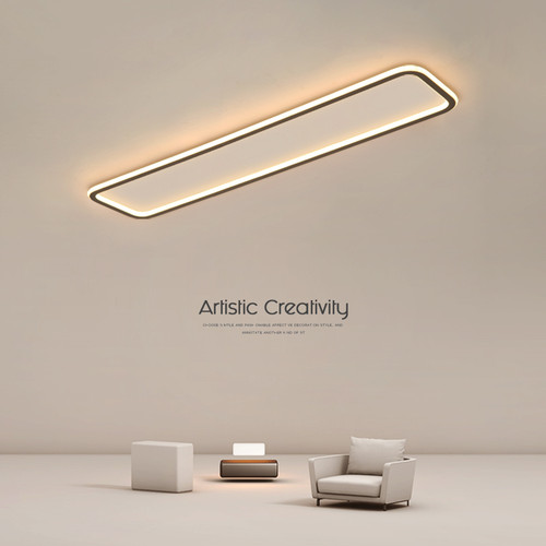 简约吸顶灯led现代时尚长方形客厅灯走廊卧室灯过道阳台北欧灯具