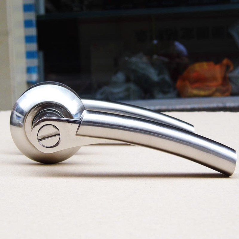 厕所门锁舌厨房阳台把手钥匙铝合金斜面玻璃室R内无门锁单卫生间