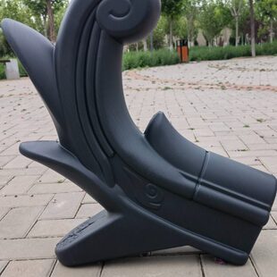 大祥云翘角门头一体仿古屋檐瓦树脂瓦片配件中式塑料配套墙面装饰