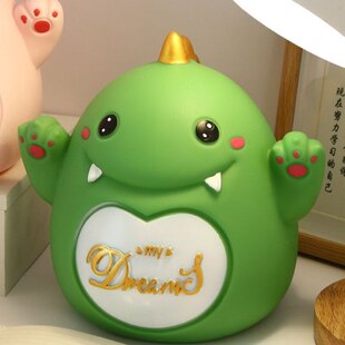 恐龙存钱罐2024年新款猫猪儿童男女孩只进不出大容量防摔储钱罐