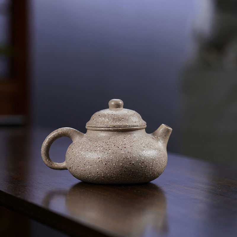 高档手工容天紫砂壶 厂家原矿粗砂白玉段泥茶壶茶具家用仿老壶,3C数码配件,USB灯,淘宝优惠券,粉丝福利购,淘宝优惠卷