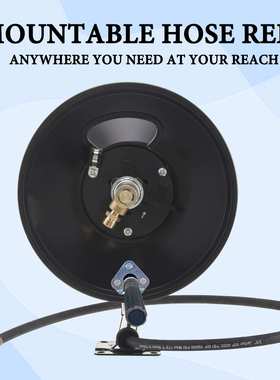 手摇高压卷管器100ft150ft绕管机疏通机手动便携收纳盘管器