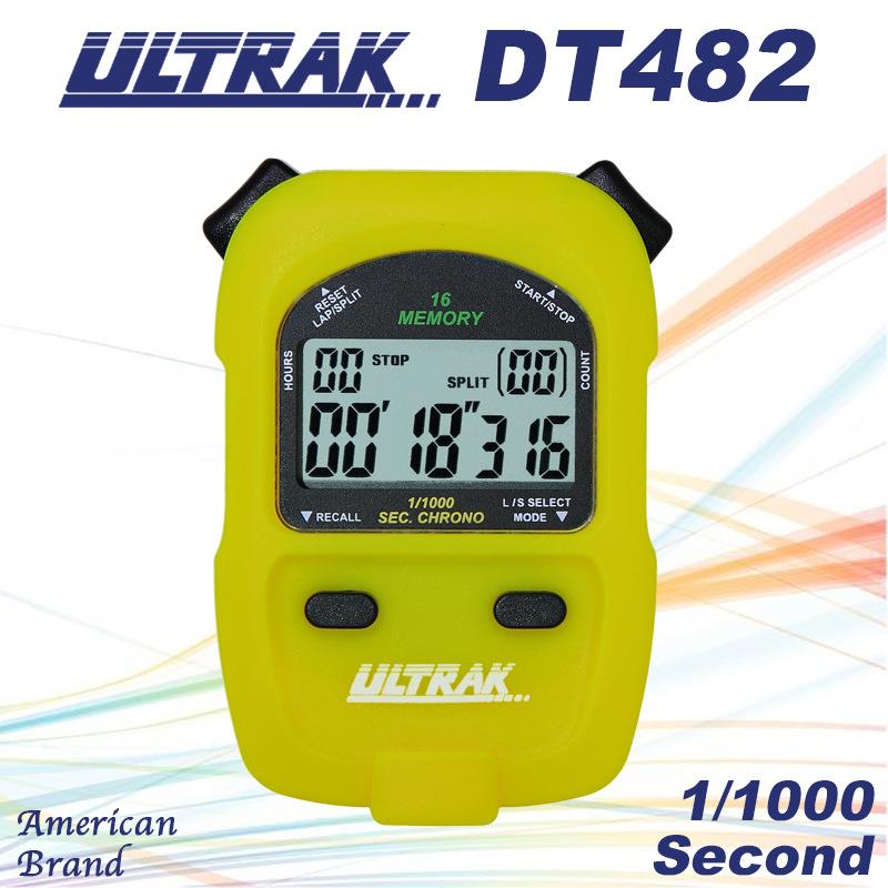 电子秒表DT482A定尔志ULTRAK奥赛克16道2排显示计时器千分一秒