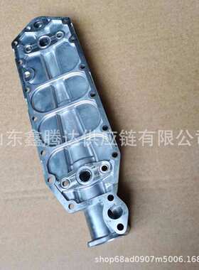 PC200-3挖掘机配件发动机机油冷却器6D1256150-61-2123边盖