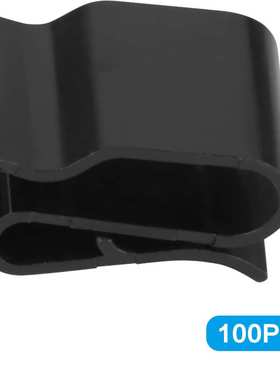 太阳能光伏板线夹挂钩黑色塑料绝缘光伏板线固定夹MC4接头挂钩