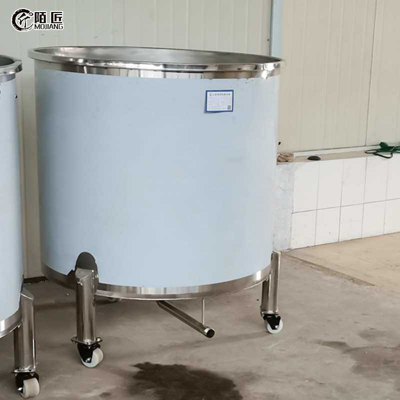 不锈钢储罐 移动式储存罐 食品级不锈钢配料周转罐