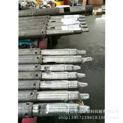 现货海涌138注塑机舟山螺杆供海涌塑机合金螺杆加长射咀加硬机筒