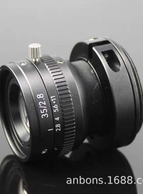 安邦盛镜头线扫镜头工业相机镜头LS35mmF2.8M424k7um机器视觉镜头