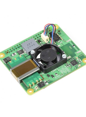 微雪 树莓派3B+/4B以太网供电扩展板 Raspberry Pi PoE+ HAT