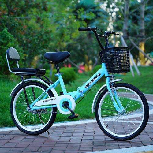 儿童折叠自行车18-22寸儿童车9-10-16岁男女孩学生公主女士自行车