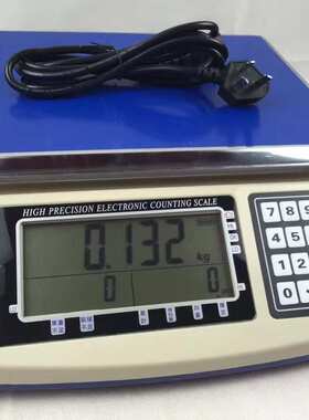 CHS-D大屏幕高精度电子桌秤30/kg6kg/0.1工业计数桌面秤